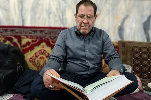 مراسم معنوی اعتکاف در مسجد اعظم حضرت ابوالفضل (ع) بهارستان دو