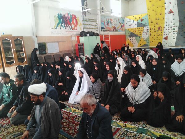 مراسم وداع با شهید گمنام در دبیرستان مرحوم پاکدل