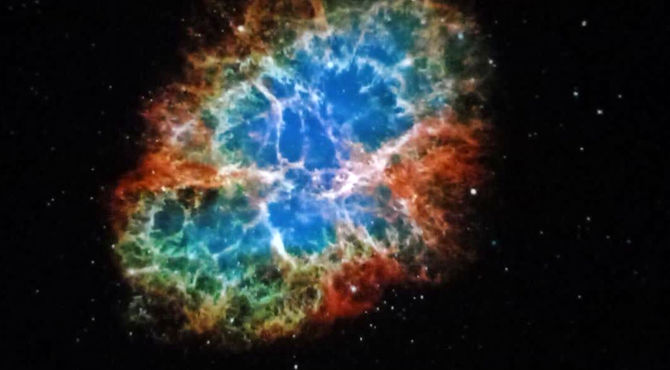 آسمان زیبای شب در دبستان مینوی خرد 