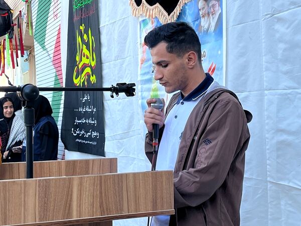 مراسم استقبال و تشییع پیکر پاک شهید گمنام در شهرستان دهلران 