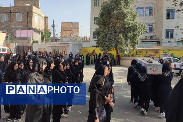 مدراس شهرستان قدس میزبان پرچم حرم امام حسین (ع) و شهید گمنام 