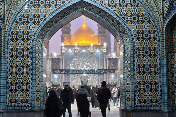 مراسم عزاداری شام شهادت امام هادی(ع) در حرم بانوی کرامت 