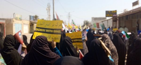 راهپیمایی روز قدس در جزیره هرمز‌