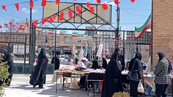 برپایی نمایشگاه هنرهای دستی در آستانه مقدس حلیمه و حکیمه خاتون شهرکرد