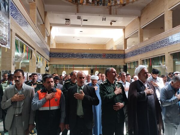  مراسم سوگواری به‌مناسبت شهادت شهدای خدمت در شهرستان چرداول