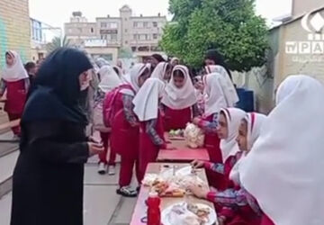 بازارچه کسب و کار و اجرای طرح بوم در دبستان کوثر یک ناحیه ۴شیراز 