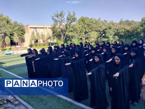 برگزاری اردو یاوران ولایت دانش‌آموزان ناحیه یک