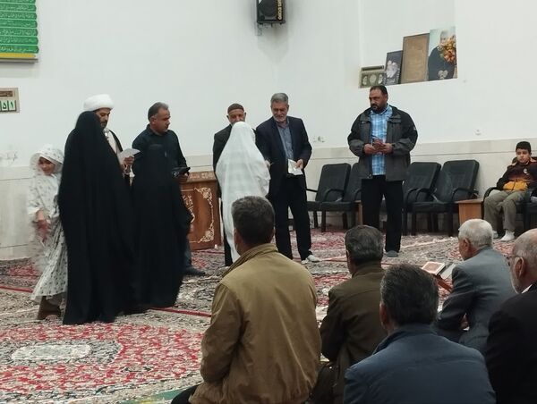 جشن روز مادر و ولادت حضرت زهرا س در مسجد جامع روستای مهدی آباد خلیل آباد 