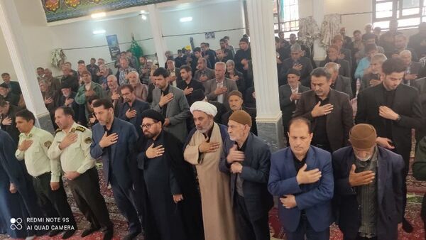 مراسم یاد بود شهید آیت الله سید ابراهیم رئیسی و همراهانش در شهر تیتکانلو