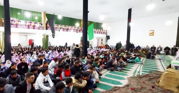 یادواره شهدای معلم و دانش آموز شهر زاوین 