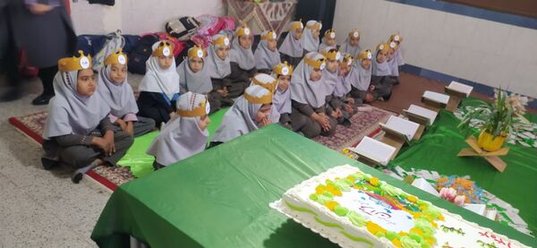 جشن قرآن جلوه‌ای از ایمان و دانش در مدرسه شهید نجفی فدافن 