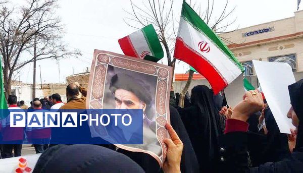 راهپیمایی یوم الله بیست و دوم بهمن ماه در خلیل آباد