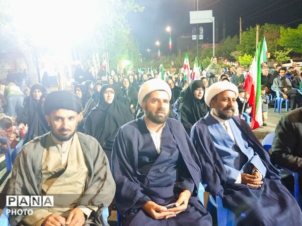 حضور پرشور مردم کامیاران در حمایت از جمهوری اسلامی ایران 