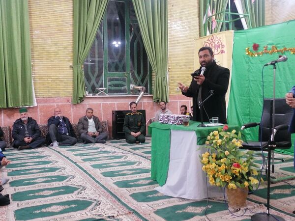 جشن عید مبعث پیامبر در حسینیه شهر بار نیشابور
