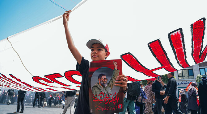 تشییع پیکر رهبر شهید انقلاب در مشهد مقدس-۴
