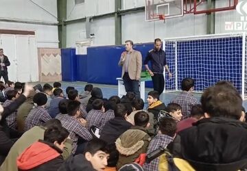 مراسم نیمه شعبان در دبیرستان شهید صدر کهک 