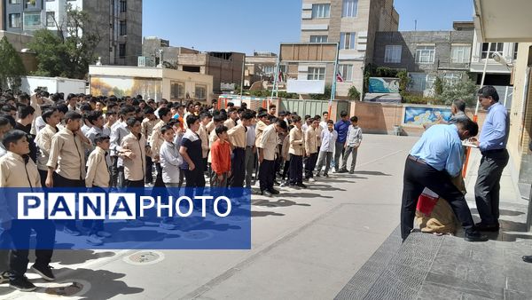 مراسم آیین بازگشایی مدرسه ابوریحان بیرونی