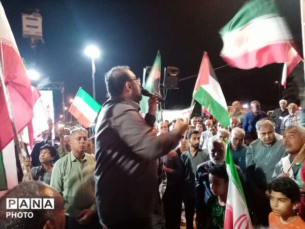 مردم فین هرمزگان با آرمان‌های انقلاب اسلامی