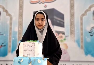 مراسم جشن تکلیف دختران در شهرستان زارچ