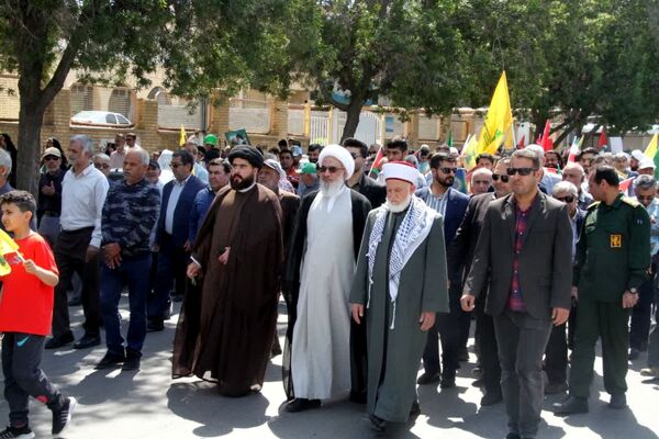 راهپیمایی روز قدس در بوشهر 