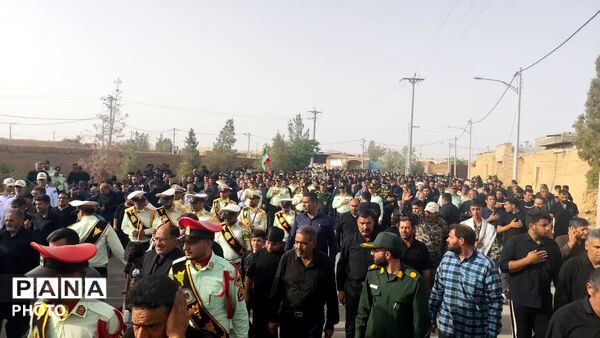 مراسم تشییع و تدفین پیکر مطهر شهید محمد فاتحی