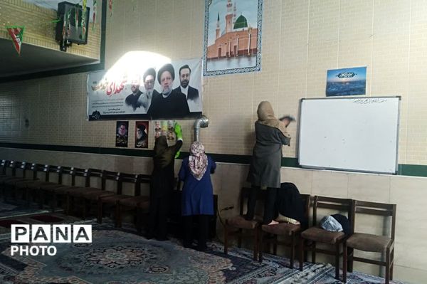 غبار‌روبی مساجد در آستانه ماه مبارک رمضان