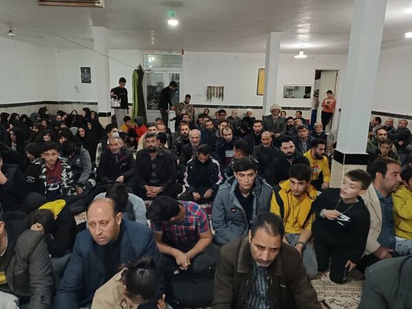 مراسم تعزیه شهادت حضرت زهرا(س) در روستای ساروق شهرستان داورزن