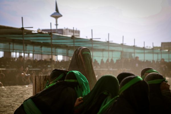 مراسم تعزیه‌خوانی در امامزاده شاه‌کرم اصفهان