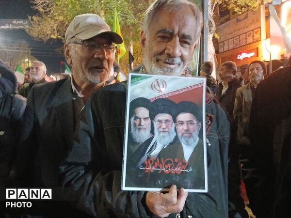 آیین چهلمین روز شهادت امام خامنه‌ای، میهمان دیار کهن نیشابور