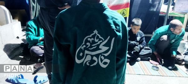  موکبی برای واکس زدن کفش های دلدادگان‌ خاک وطن 