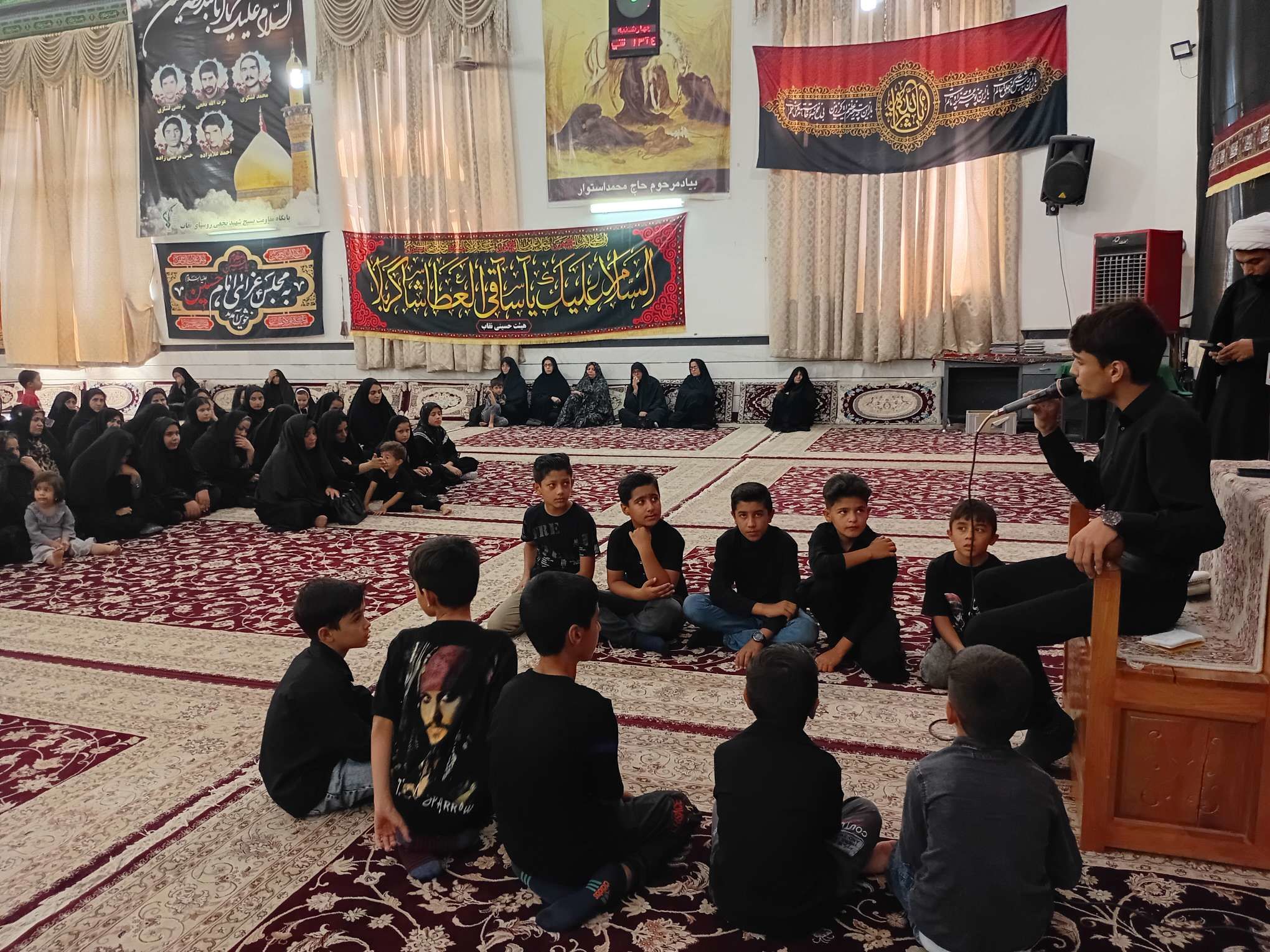 برگزاری مراسم سوگواری به مناسبت شهادت حضرت رقیه (س) در روستای نقاب