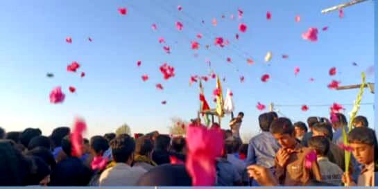 مهن‌آباد میزبان پیکر شهید گمنام