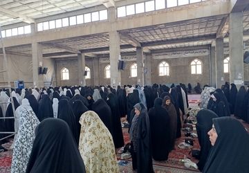 نماز عبادی سیاسی جمعه همزمان باهفته وحدت درنیشابور