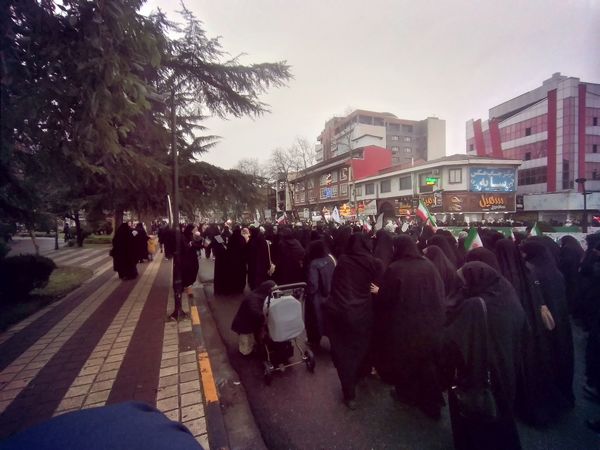 راهپیمایی 22 بهمن در لاهیجان