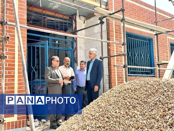 بازدید از پروژه های عمرانی آموزش و پرورش شهرستان کاشمر