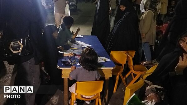  موکب بسیج دانشجویی دانشگاه فرهنگیان نیشابور در صد و بیست و دومین شب 