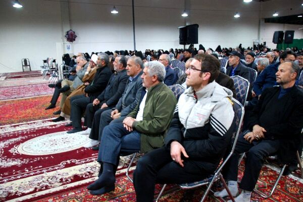 برگزاری مراسم یادبود شهید سید حسن نصرالله در مصلی قیامدشت ری یک