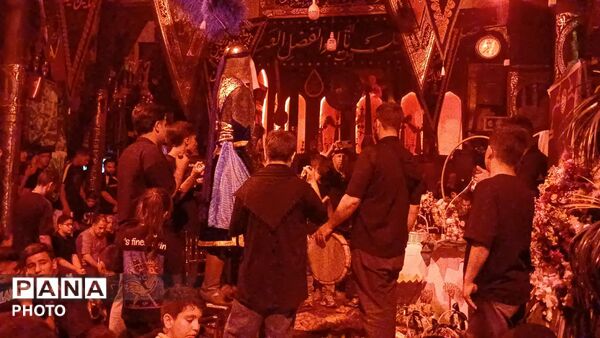 مراسم یادبود حضرت قاسم بن الحسن (ع) در تکیه ششناو شهرستان تفرش 