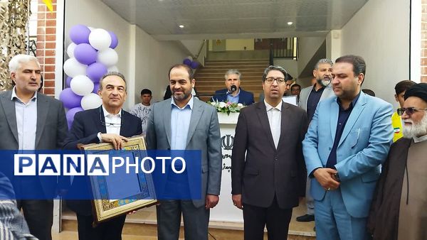 آیین بازگشایی مدارس و افتتاح هنرستان تخصصی مکانیک خودرو برادران در نیشابور 