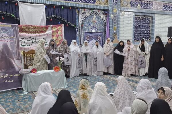 برگزاری اعتکاف دانش‌آموزی در مسجد امیرالمؤمنین(ع) باقرشهر 