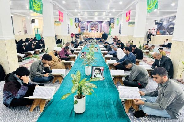 ترتیل خوانی قرآن کریم در شبانکاره