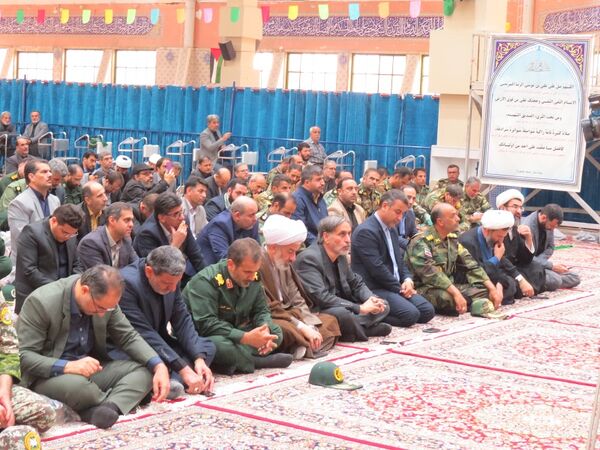 مراسم عزاداری شهیدان خدمت در مصلای امام خمینی(ره)  شهرستان بجنورد