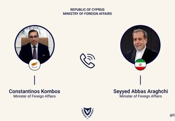 پیام وزیر خارجه قبرس درباره تماس تلفنی با عراقچی
