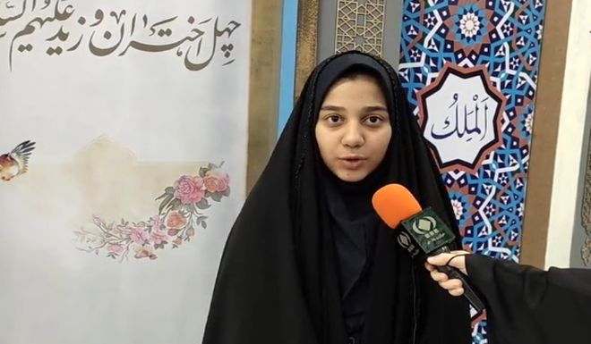 رقابت قرآنی دختران متوسطه ناحیه یک قم در آستان مقدس امامزاده موسی مبرقع(ع)