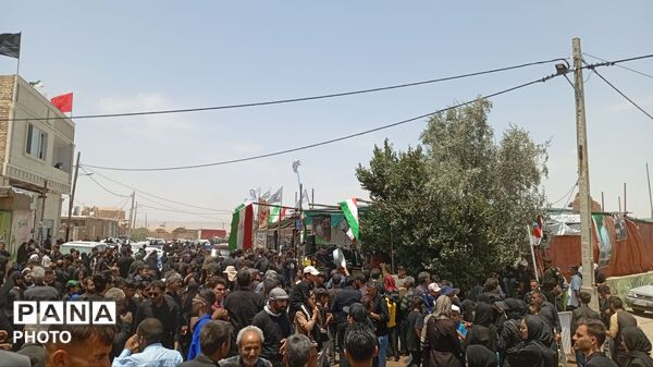 موکب های پذیرایی در روز عاشورای حسینی در روستای فدیشه