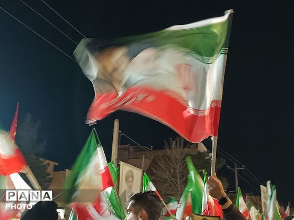 اجتماع مردمی در بیست و پنجمین شب از مراسمات بلوار فضل نیشابور 
