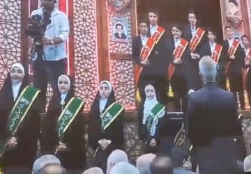 مراسم یادبود سالروز شهدای خدمت در شبستان امام خمینی (ره) شاهچراغ (ع) شیراز