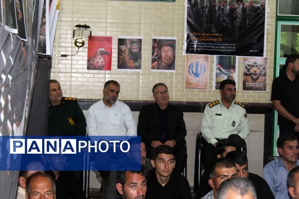 ادای احترام به حماسه‌سازان مقاومت؛ مراسم چهلم شهدای جنگ ۱۲ روزه در ملکان