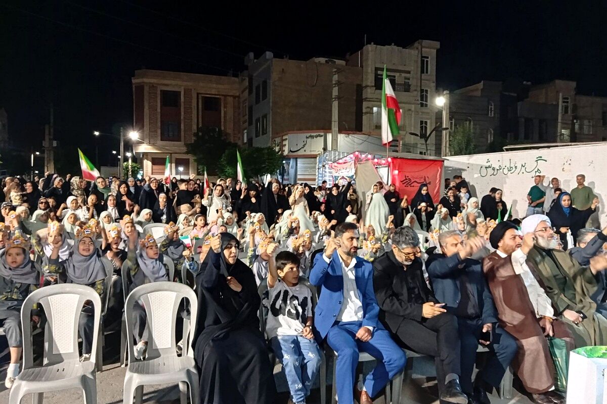جشن الفبا و ایستادگی در تجمعات شبانه مردمی قلعه نو
