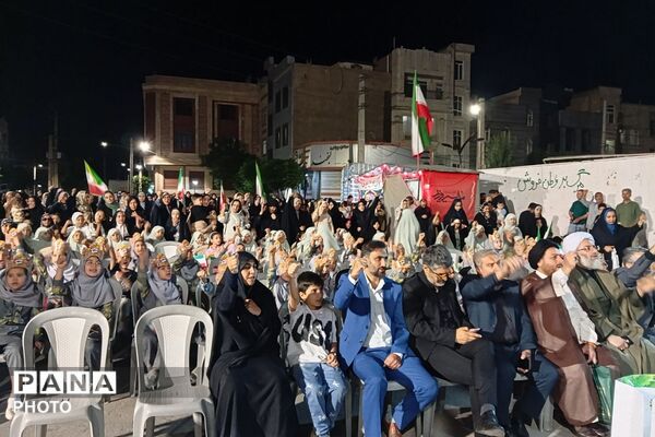 جشن الفبا و ایستادگی در تجمعات شبانه مردمی قلعه نو